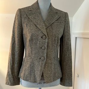 Ann Taylor Petites Brown Blazer